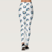 Symbol Infinity of Blue Morpho Butterflies Leggings (Rückseite)