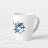 Symbol Infinity of Blue Morpho Butterflies Milchtasse (Rechte Ecke)