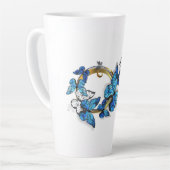 Symbol Infinity of Blue Morpho Butterflies Milchtasse (Linke Ecke)