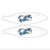 Symbol Infinity of Blue Morpho Butterflies Mini Basketball (Panele)