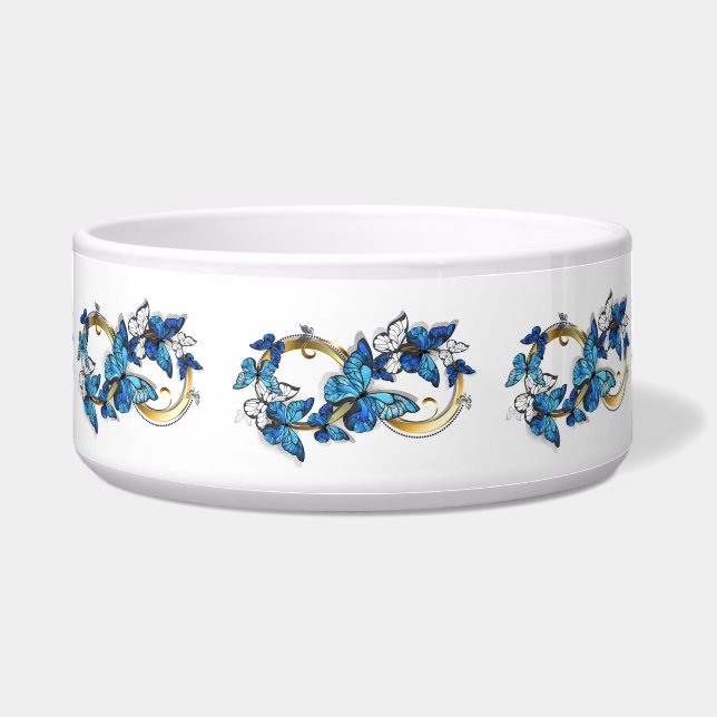 Symbol Infinity of Blue Morpho Butterflies Napf (Vorderseite)