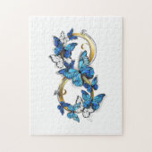 Symbol Infinity of Blue Morpho Butterflies Puzzle (Vertikal)