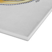 Symbol Infinity of Blue Morpho Butterflies Schneidebrett (Ecke)