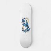 Symbol Infinity of Blue Morpho Butterflies Skateboard (Vorderseite)