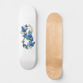 Symbol Infinity of Blue Morpho Butterflies Skateboard (Vorderseite)
