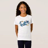 Symbol Infinity of Blue Morpho Butterflies T-Shirt (Vorne ganz)