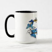 Symbol Infinity of Blue Morpho Butterflies Tasse (Links)
