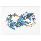 Symbol Infinity of Blue Morpho Butterflies Tischdecke (Vorderseite (Horizontal))