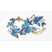 Symbol Infinity of Blue Morpho Butterflies Tischdecke (Vorderseite (Horizontal))