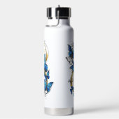 Symbol Infinity of Blue Morpho Butterflies Trinkflasche (rechts)