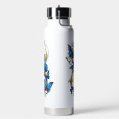 Symbol Infinity of Blue Morpho Butterflies Trinkflasche (Links)