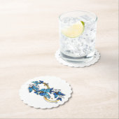 Symbol Infinity of Blue Morpho Butterflies Untersetzer (Vor Ort)