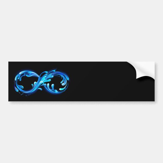 Symbol Infinity of Cold Clear Water Autoaufkleber (Vorne)