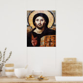 Symbol Jesus Christ Pantocrator Poster (Küche)