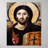 Symbol Jesus Christ Pantocrator Poster (Vorne)