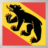 Symbol Kanton Bern - Schweiz Poster (Vorne)