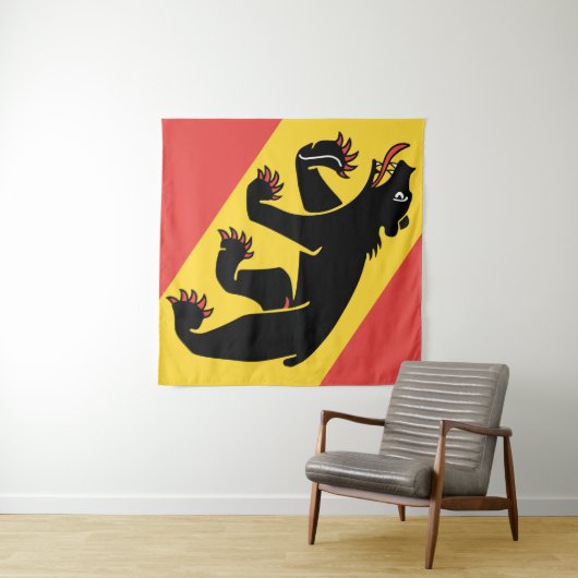 Symbol Kanton Bern - Schweiz Wandteppich (Beispiel (Horizontal))