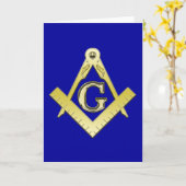 Symbol-Karte des Freimaurers Karte (Gelbe Blume)