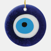 Symbol-Keramik des Nazar Evil Eye Protection Keramik Ornament (Hinten)
