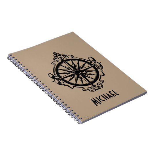 Symbol: Kompass Notizblock (Rechte Seite)