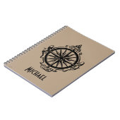 Symbol: Kompass Notizblock (Linke Seite)