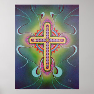 Symbol-Kreuz Poster
