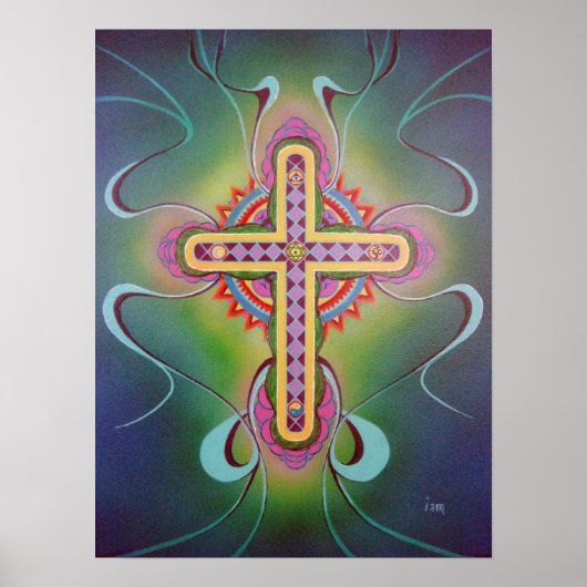 Symbol-Kreuz Poster (Vorne)