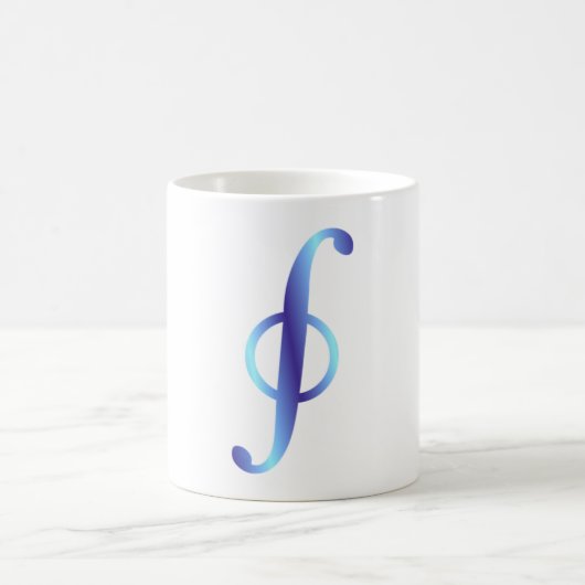 Symbol Kurvenintegral path integral Kaffeetasse (Mittel)