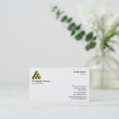 Symbol/Logo-Blöcke - Weiß Visitenkarte (Stehend Vorderseite)