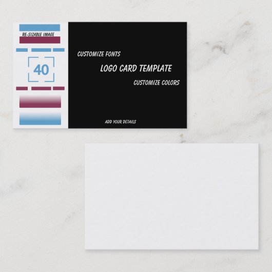 Symbol Luftcharakter Luftraumklasse Drone Visitenkarte (Vorne/Hinten)