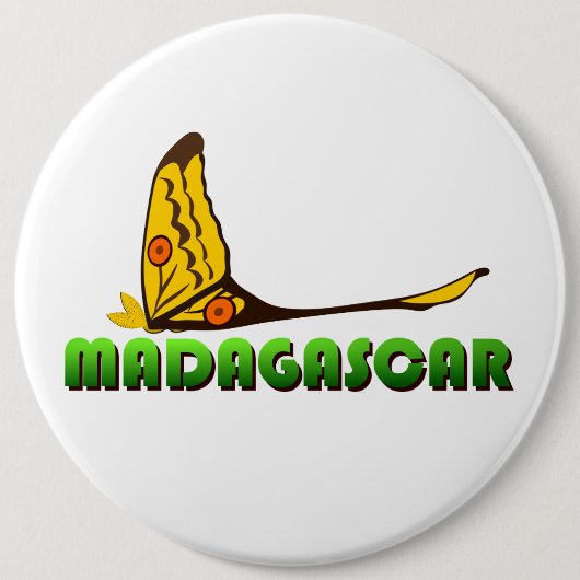 Symbol Madagaskar - Komet Moth, Reise Button (Vorderseite)