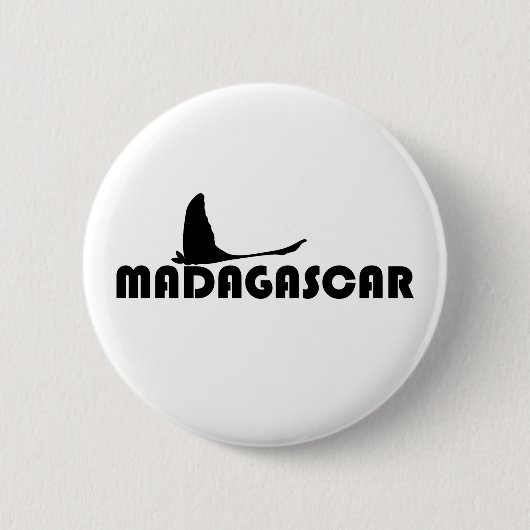 Symbol Madagaskars - Komet Moth, Reise Button (Vorderseite)