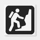 Symbol Magnet für Bergsteigerei (Vorne)