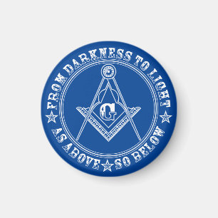 Symbol-Magnet für Freimaurer Magnet