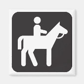 Symbol Magnet für Reiten (Vorne)