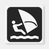 Symbol-Magnet für Windsurfen Magnet (Vorne)