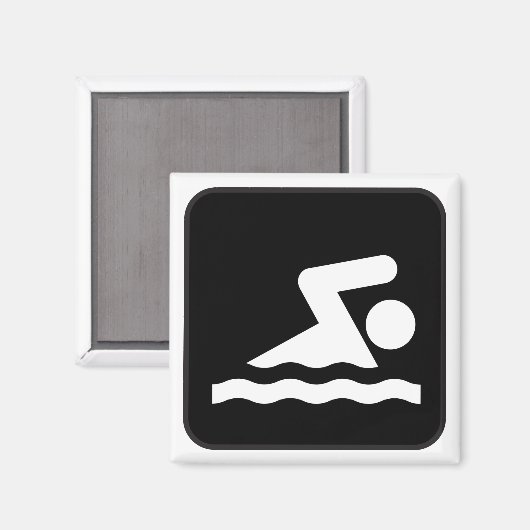 Symbol-Magnet Magnet (Vorderseite/Rückseite)