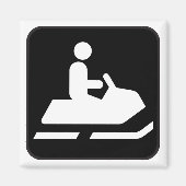Symbol-Magnet Snowmobiling Magnet (Vorne)