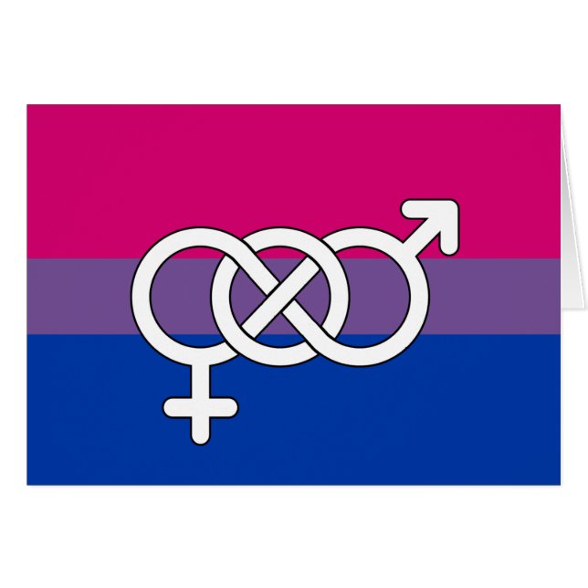 Symbol-Markierung für Bisexual (Vorderseite (Horizontal))