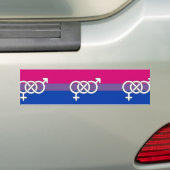 Symbol-Markierung für Bisexual Autoaufkleber (Auf Auto)