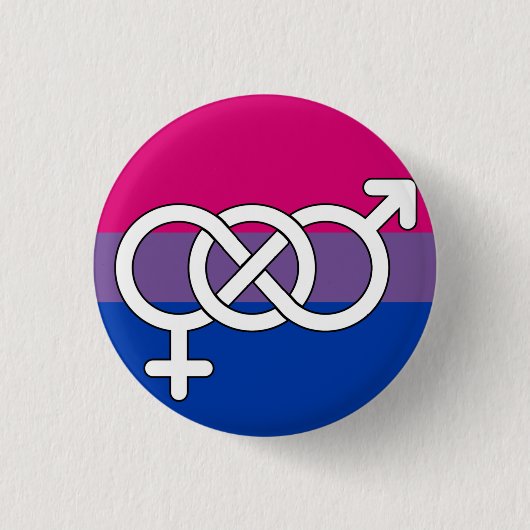 Symbol-Markierung für Bisexual Button (Vorderseite)