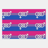 Symbol-Markierung für Bisexual Geschenkpapier Set (Vorderseite 3)
