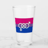 Symbol-Markierung für Bisexual Glas (Vorderseite)