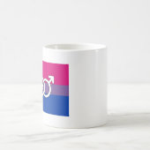 Symbol-Markierung für Bisexual Kaffeetasse (Mittel)