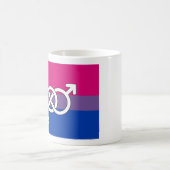 Symbol-Markierung für Bisexual Kaffeetasse (Mittel)