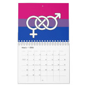 Symbol-Markierung für Bisexual Kalender (Mär 2026)