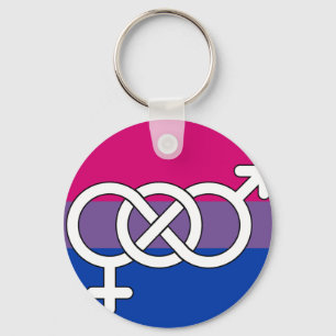 Symbol-Markierung für Bisexual Schlüsselanhänger