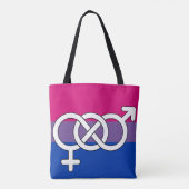 Symbol-Markierung für Bisexual Tasche (Rückseite)