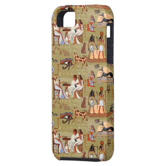 Symbol-Muster Ägyptens | Case-Mate iPhone Hülle (Rückseite Links)