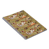 Symbol-Muster Ägyptens | Notizblock (Rechte Seite)